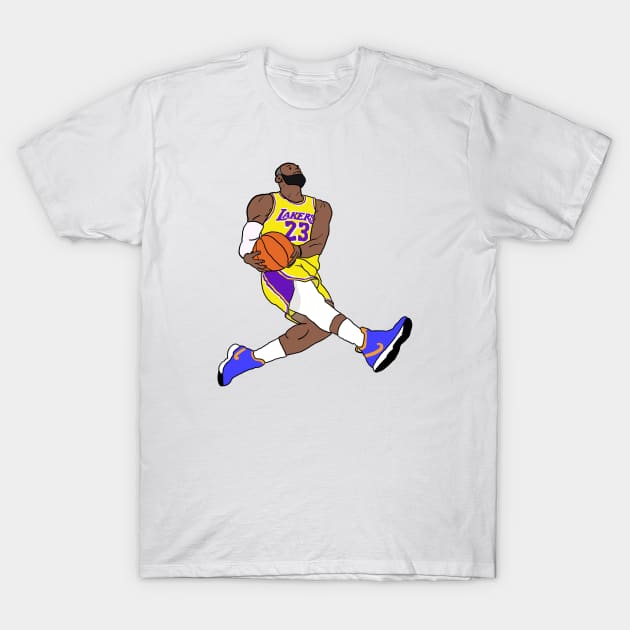 lebron james T-Shirt by atiatiaman